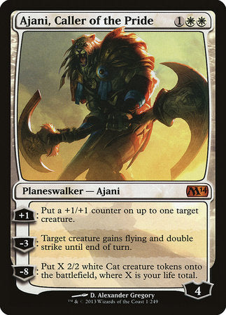 Ajani, Caller of the Pride [Magic 2014] | Rook's Games and More