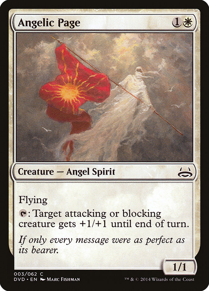 Angelic Page (Divine vs. Demonic) [Duel Decks Anthology] | Rook's Games and More