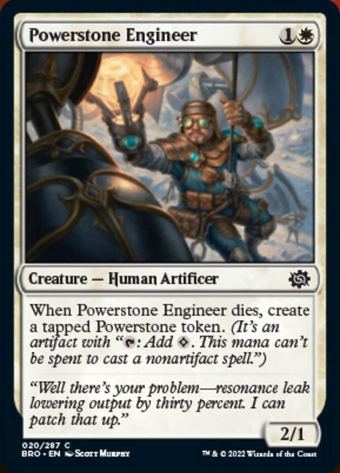 Powerstone Engineer [The Brothers' War] | Rook's Games and More