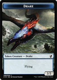 Drake // Human Double-sided Token [Commander 2019 Tokens] | Rook's Games and More