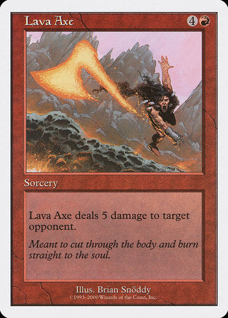 Lava Axe [Starter 2000] | Rook's Games and More