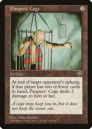 Paupers' Cage [Mirage] | Rook's Games and More