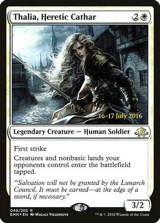 Thalia, Heretic Cathar [Eldritch Moon Promos] | Rook's Games and More