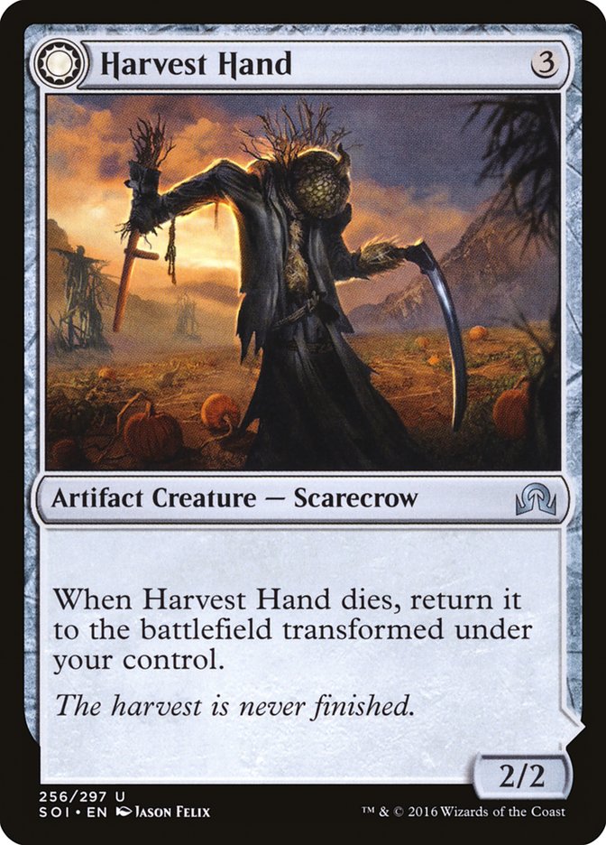 Harvest Hand // Scrounged Scythe [Shadows over Innistrad] | Rook's Games and More