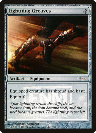 Lightning Greaves [Friday Night Magic 2009] | Rook's Games and More