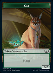 Cat // Rogue Double-sided Token [Streets of New Capenna Tokens] | Rook's Games and More