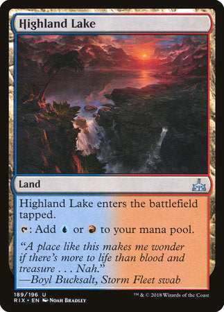 Highland Lake [Rivals of Ixalan] | Rook's Games and More