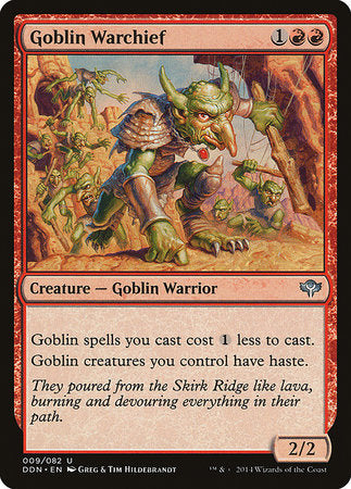 Goblin Warchief [Duel Decks: Speed vs. Cunning] | Rook's Games and More