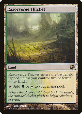 Razorverge Thicket [Scars of Mirrodin] | Rook's Games and More
