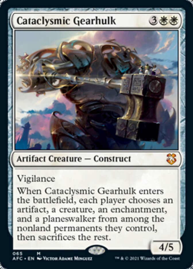 Cataclysmic Gearhulk [Dungeons & Dragons: Adventures in the Forgotten Realms Commander] | Rook's Games and More