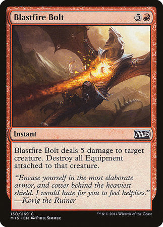 Blastfire Bolt [Magic 2015] | Rook's Games and More