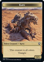 Kavu // Angel Double-sided Token [Dominaria United Commander Tokens] | Rook's Games and More