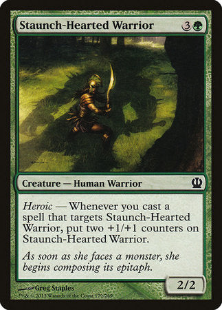Staunch-Hearted Warrior [Theros] | Rook's Games and More