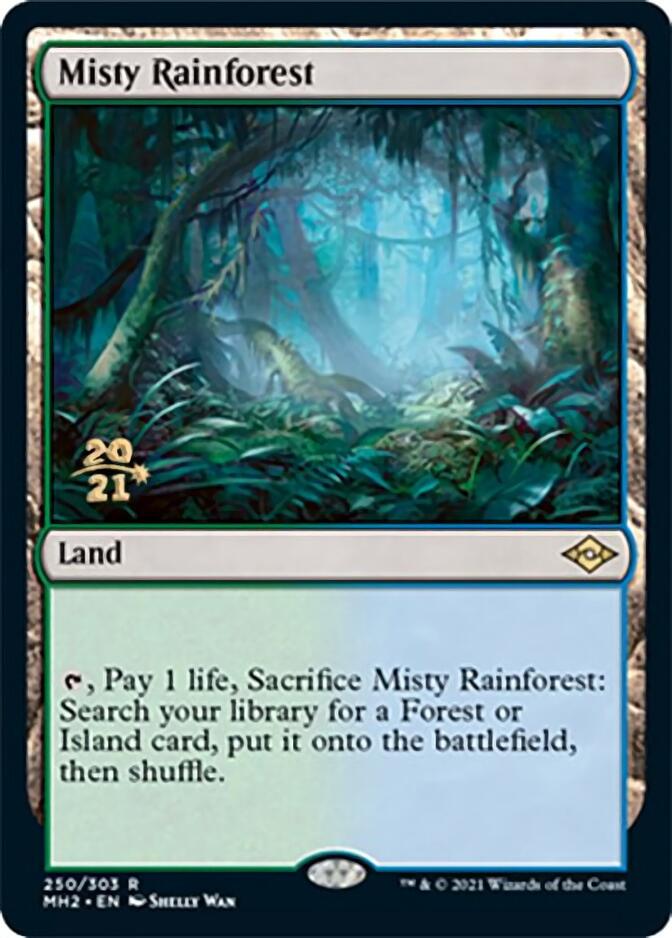 Misty Rainforest [Modern Horizons 2 Prerelease Promos] | Rook's Games and More