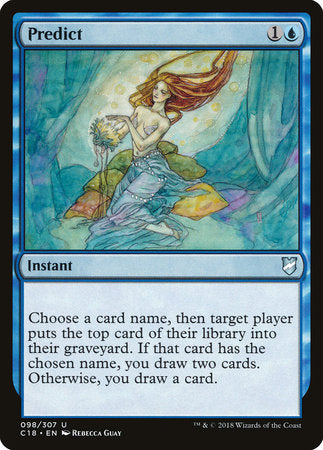 Predict [Commander 2018] | Rook's Games and More