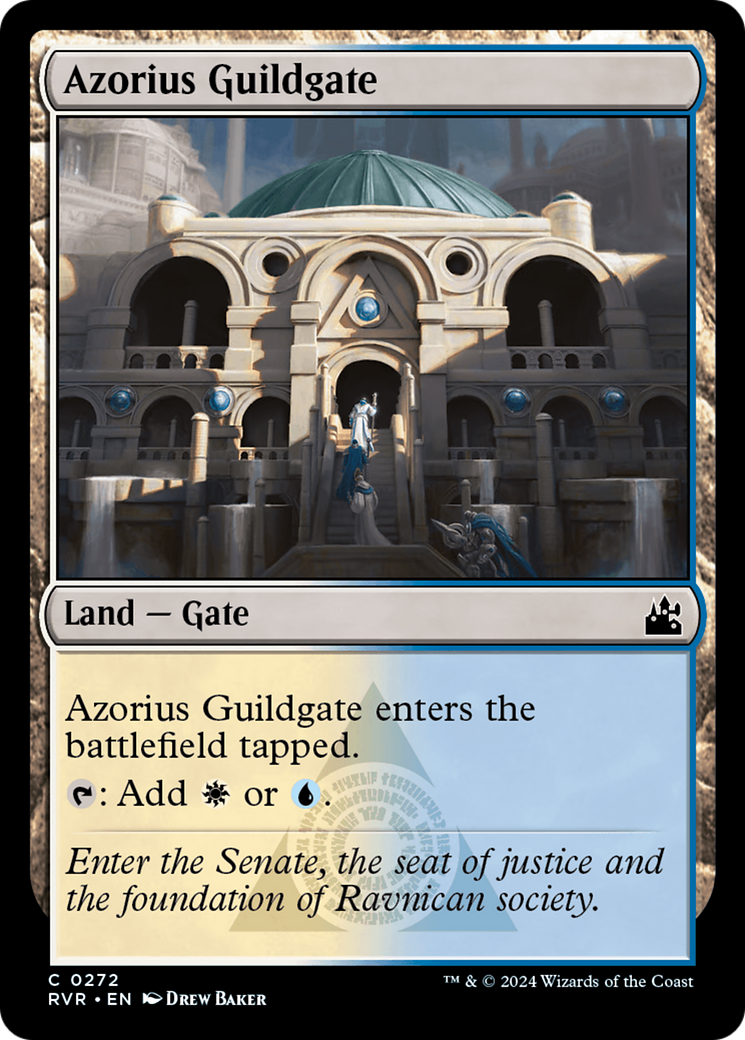 Azorius Guildgate [Ravnica Remastered] | Rook's Games and More