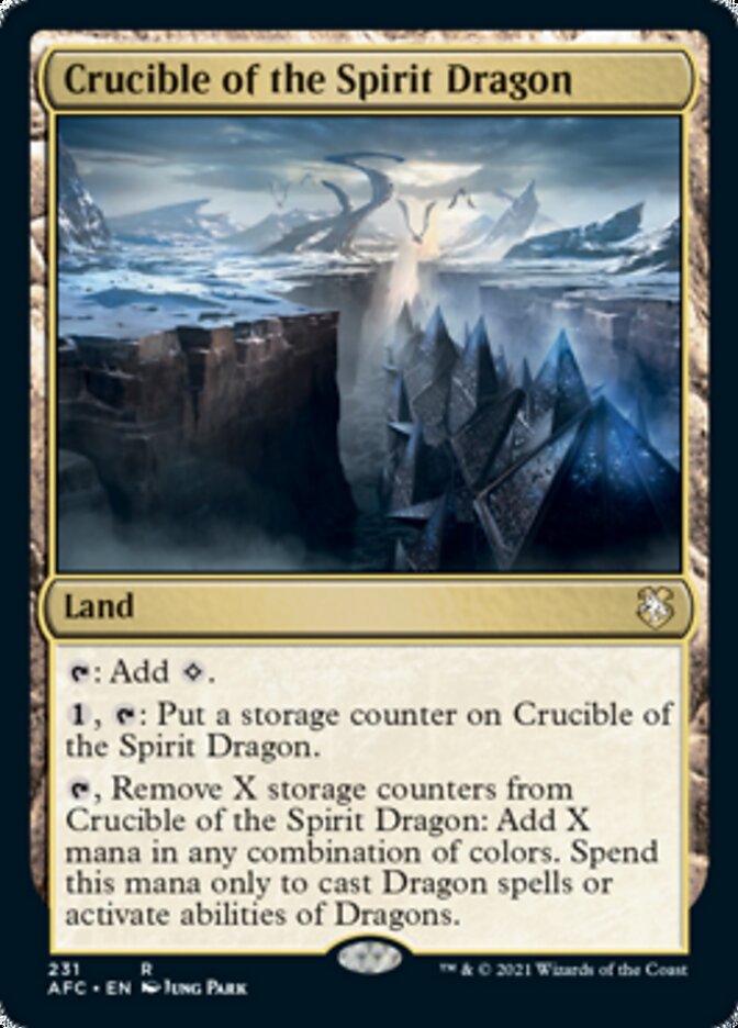 Crucible of the Spirit Dragon [Dungeons & Dragons: Adventures in the Forgotten Realms Commander] | Rook's Games and More
