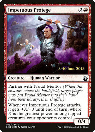 Impetuous Protege [Battlebond Promos] | Rook's Games and More