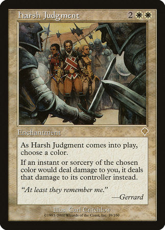 Harsh Judgment [Invasion] | Rook's Games and More