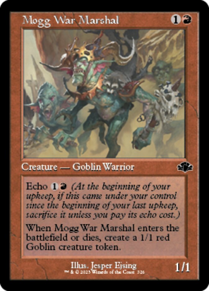 Mogg War Marshal (Retro) [Dominaria Remastered] | Rook's Games and More