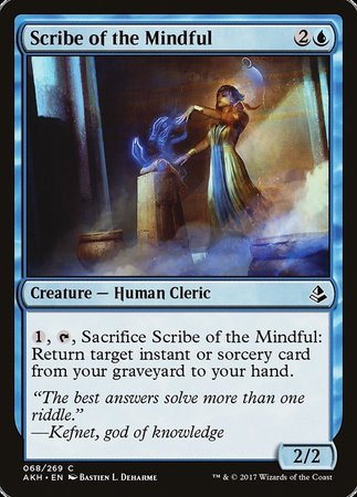 Scribe of the Mindful [Amonkhet] | Rook's Games and More