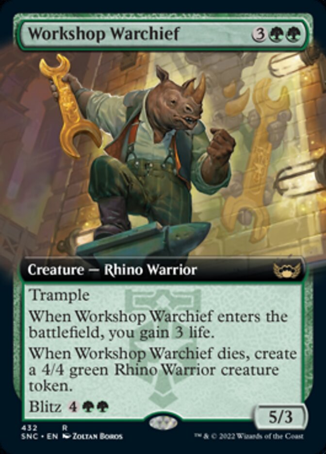 Workshop Warchief (Extended Art) [Streets of New Capenna] | Rook's Games and More