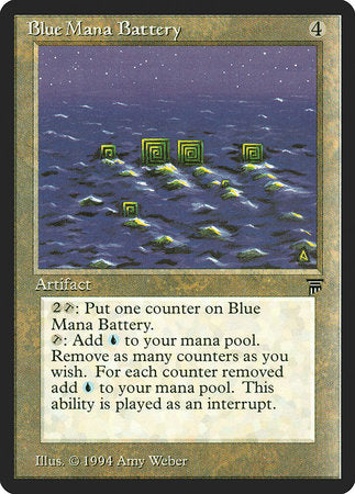 Blue Mana Battery [Legends] | Rook's Games and More