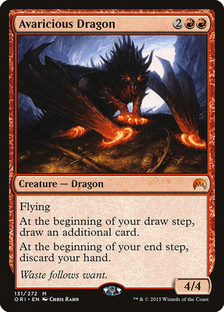 Avaricious Dragon [Magic Origins] | Rook's Games and More