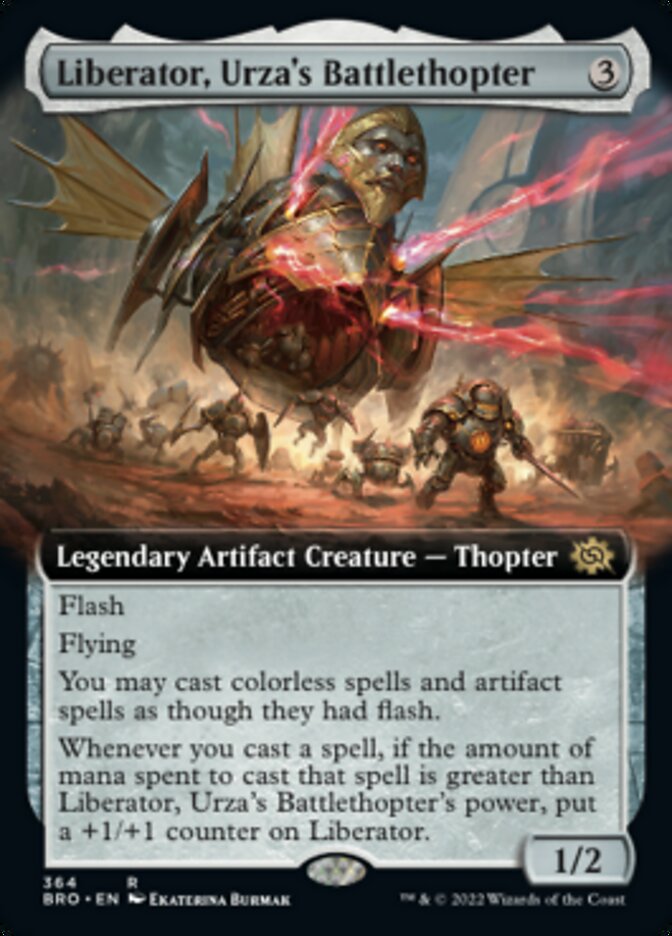 Liberator, Urza's Battlethopter (Extended Art) [The Brothers' War] | Rook's Games and More