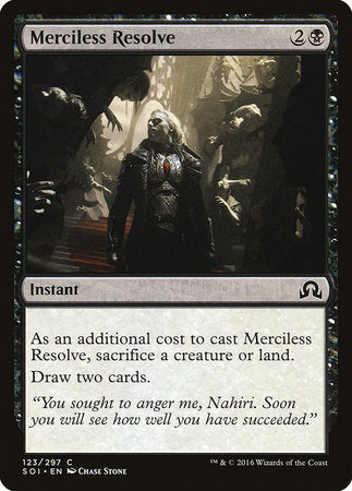 Merciless Resolve [Shadows over Innistrad] | Rook's Games and More