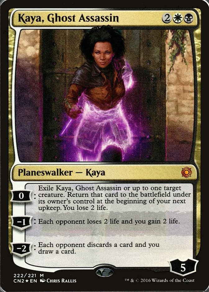 Kaya, Ghost Assassin (222/221) [Conspiracy: Take the Crown] | Rook's Games and More