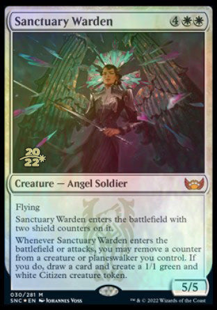 Sanctuary Warden [Streets of New Capenna Prerelease Promos] | Rook's Games and More