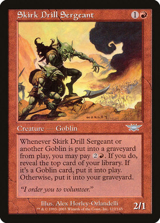 Skirk Drill Sergeant [Legions] | Rook's Games and More