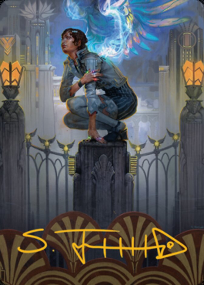 Giada, Font of Hope 2 Art Card (Gold-Stamped Signature) [Streets of New Capenna Art Series] | Rook's Games and More