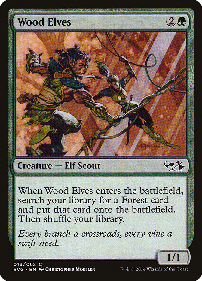 Wood Elves (Elves vs. Goblins) [Duel Decks Anthology] | Rook's Games and More