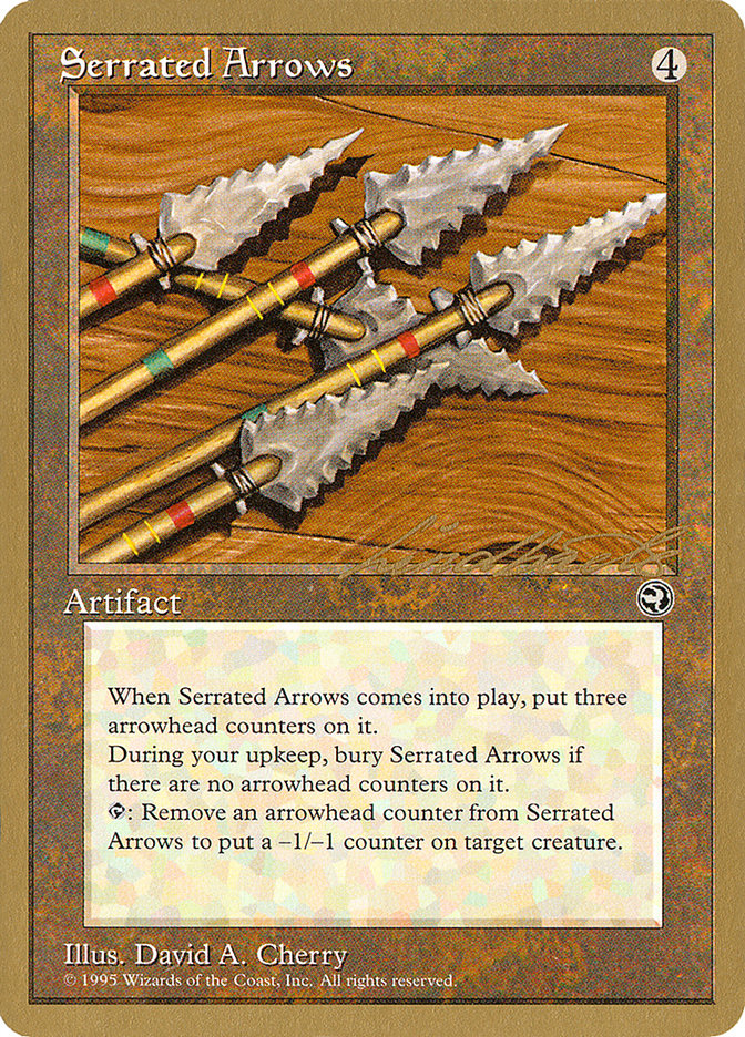 Serrated Arrows (Leon Lindback) [Pro Tour Collector Set] | Rook's Games and More