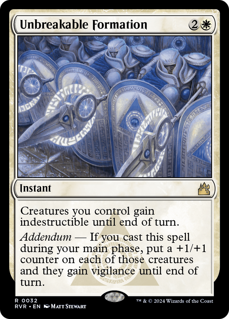 Unbreakable Formation [Ravnica Remastered] | Rook's Games and More