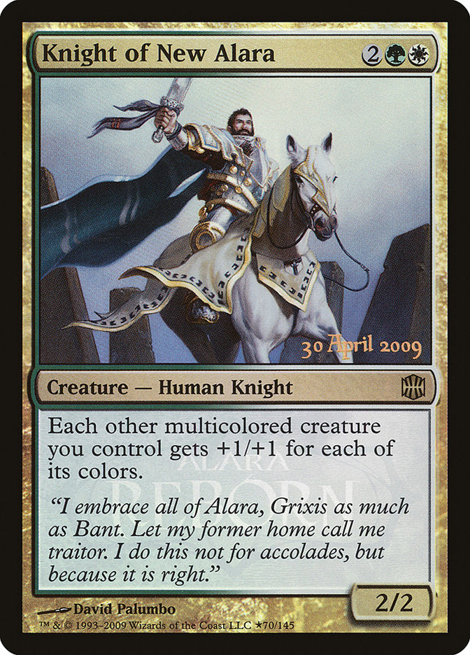 Knight of New Alara (Launch) [Alara Reborn Promos] | Rook's Games and More