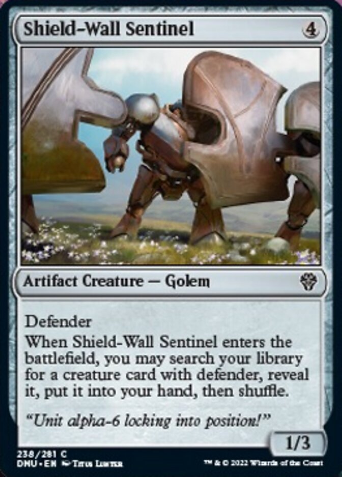 Shield-Wall Sentinel [Dominaria United] | Rook's Games and More