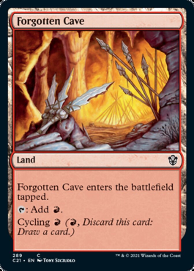 Forgotten Cave [Commander 2021] | Rook's Games and More