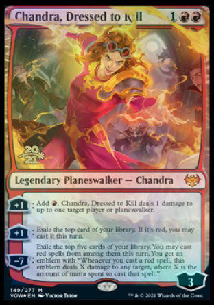 Chandra, Dressed to Kill [Innistrad: Crimson Vow Prerelease Promos] | Rook's Games and More