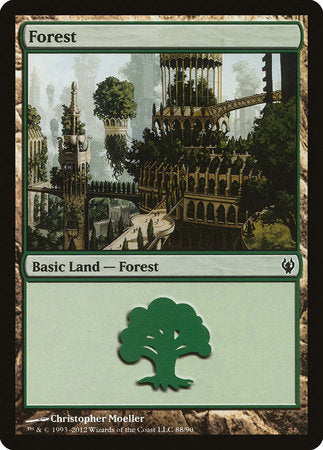 Forest (88) [Duel Decks: Izzet vs. Golgari] | Rook's Games and More