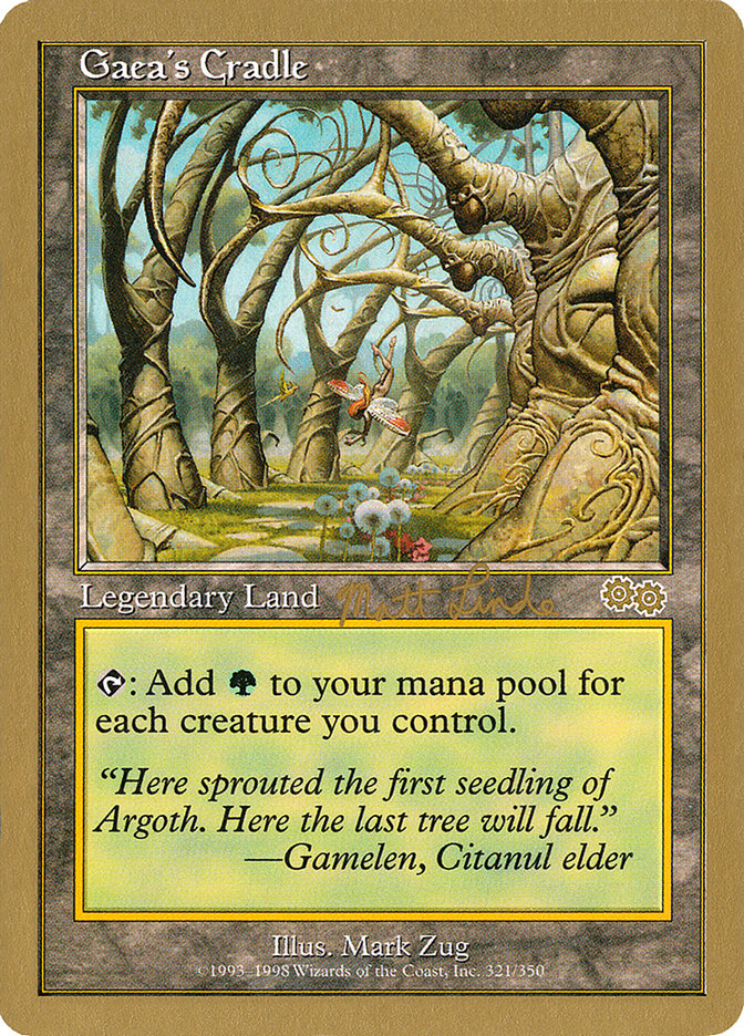 Gaea's Cradle (Matt Linde) [World Championship Decks 1999] | Rook's Games and More