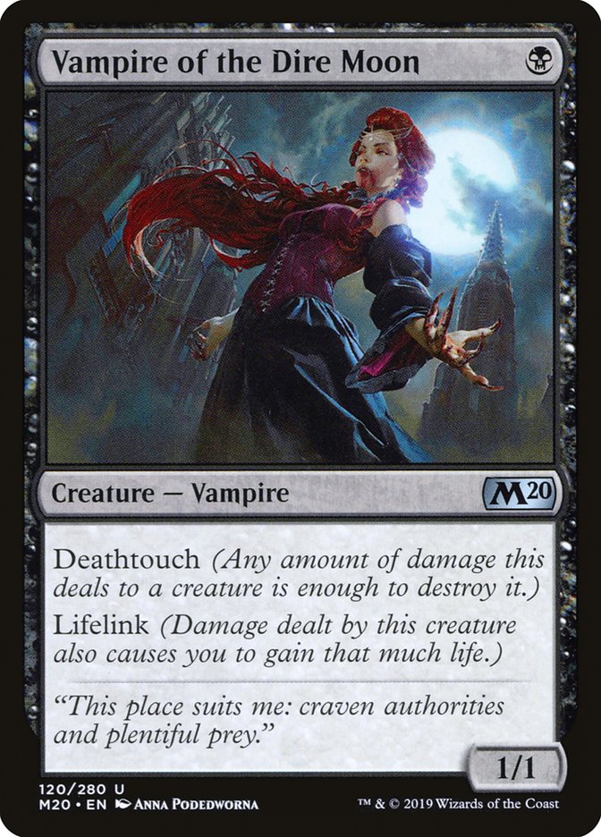 Vampire of the Dire Moon [Core Set 2020] | Rook's Games and More
