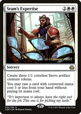 Sram's Expertise [Aether Revolt Promos] | Rook's Games and More