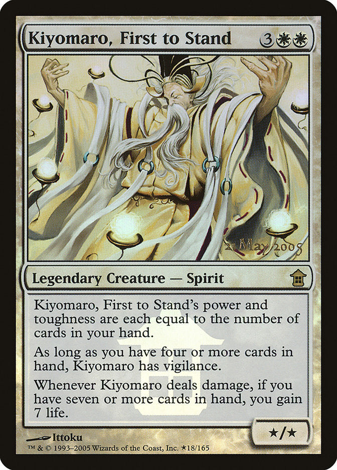 Kiyomaro, First to Stand [Saviors of Kamigawa Promos] | Rook's Games and More