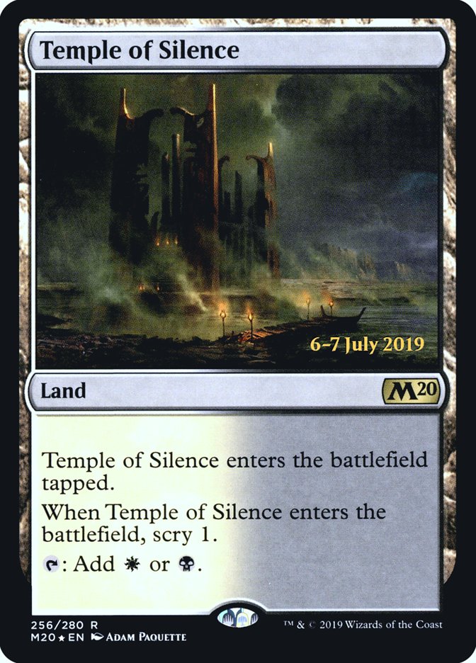 Temple of Silence  [Core Set 2020 Prerelease Promos] | Rook's Games and More