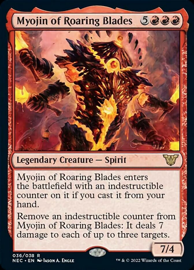 Myojin of Roaring Blades [Kamigawa: Neon Dynasty Commander] | Rook's Games and More
