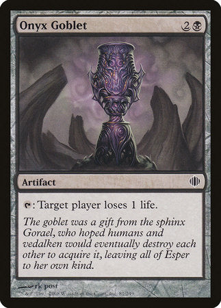 Onyx Goblet [Shards of Alara] | Rook's Games and More