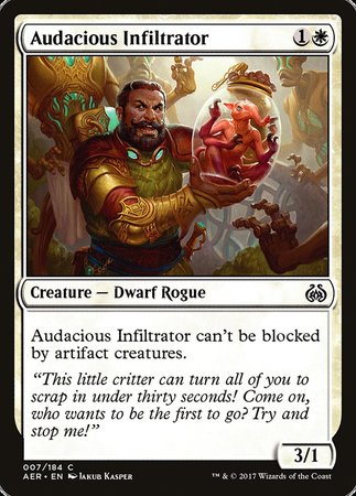 Audacious Infiltrator [Aether Revolt] | Rook's Games and More